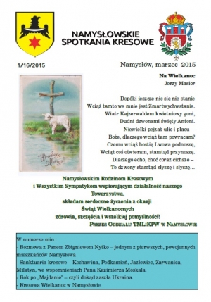 Namysłowskie Spotkania Kresowe - marzec 2015