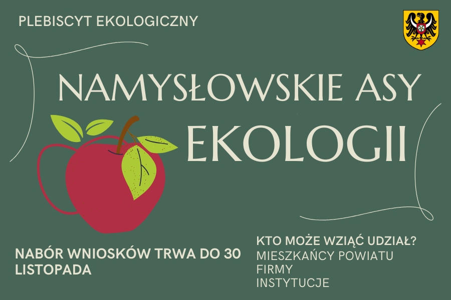 Zgłoszenia do Namysłowskiego ASA Ekologii