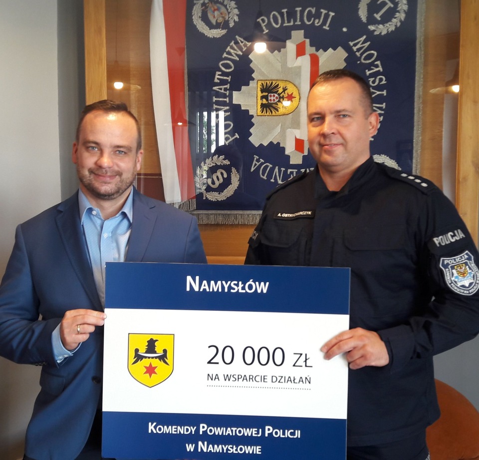 Namysłowski samorząd dopłaca do Policji