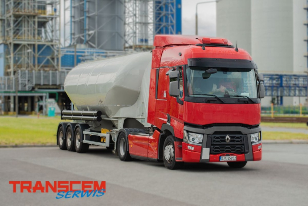 Materiały budowlane w transporcie do klienta