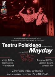 Zapisz się na Wyjazd do Teatru Polskiego we Wrocławiu