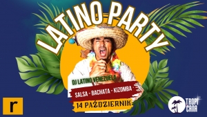 Plakat promujący Latino Party