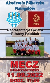Mecz AP Namysłów z Gwiadami Reprezentacji Polskich Piłkarzy
