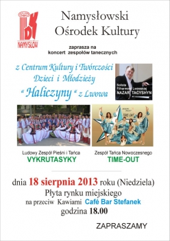 Koncert Ukraińców w Namysłowie