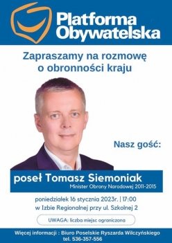 Tomasz Siemoniak w Namysłowie