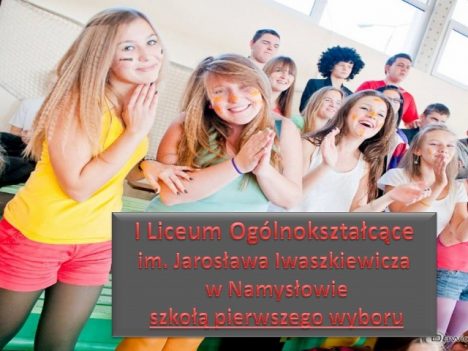 Promocja I LO w Namysłowie