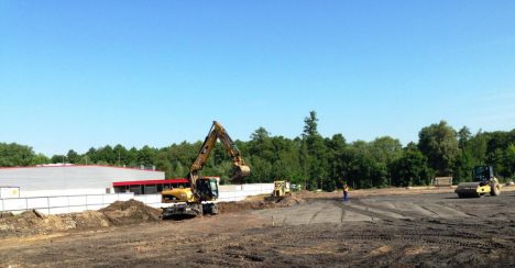Budowa centrum handlowego w Namysłowie