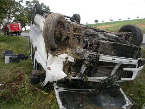 Opel Movano - wypadek