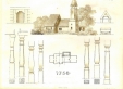 Układ architektoniczny starego drewnianego kościoła - Smogorzów