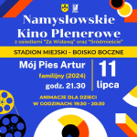 Namysłowskie kino plenerowe w lipcu 2025