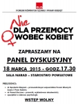 Panel Dyskusyjny o przemocy wobec kobiet - Namysłów 2015
