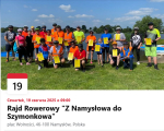 Raj rowerowy z Namysłowa do Szymonkowa