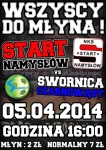Start Namysłów - Swornica Czarnowąsy - 5 kwietnia 2014