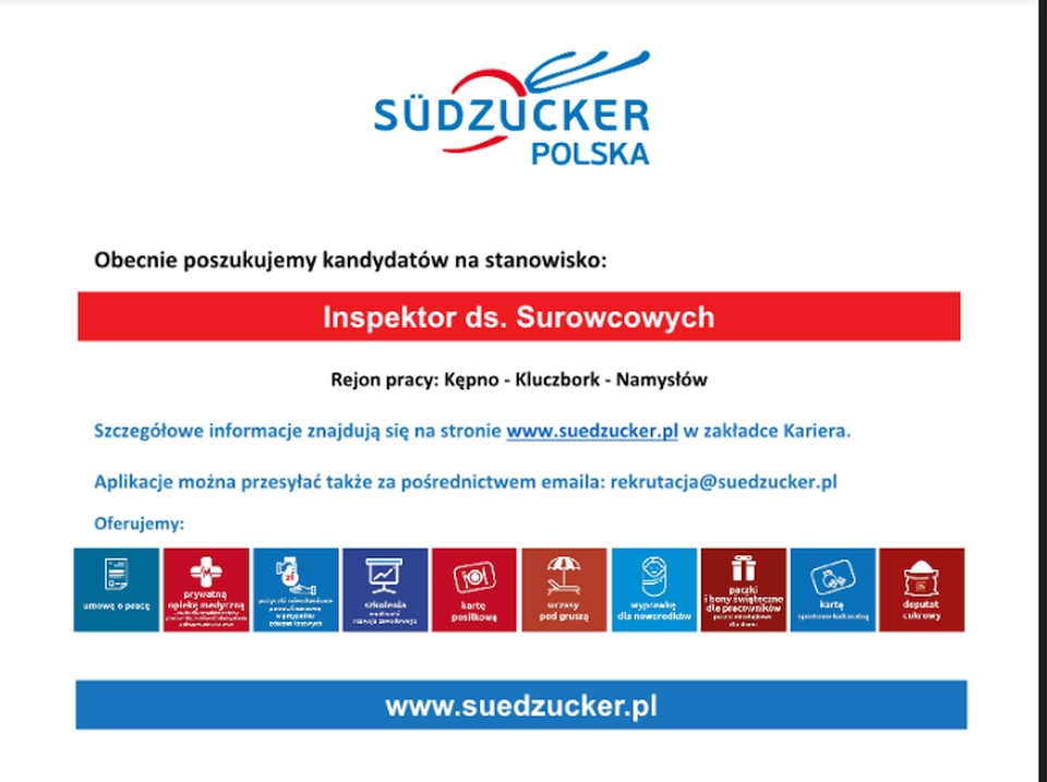 Oferta pracy w Sudzucker