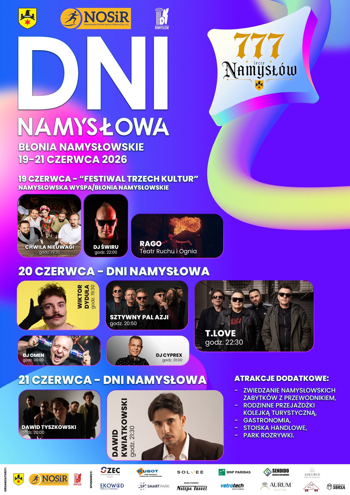 Plakat Dni Namysłowa 2026
