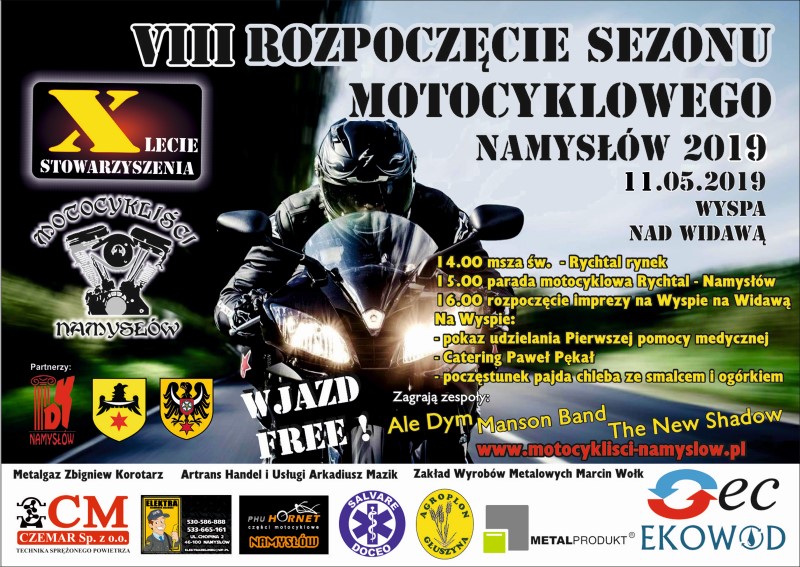 Motocykliści rozpoczynają sezon 2019