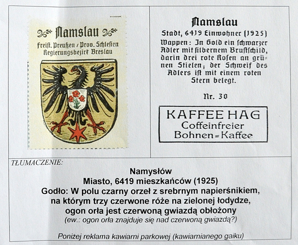 Historia powstawania herbu powiatu namysłowskiego. Herb powiatu namysłowskiego - historia.